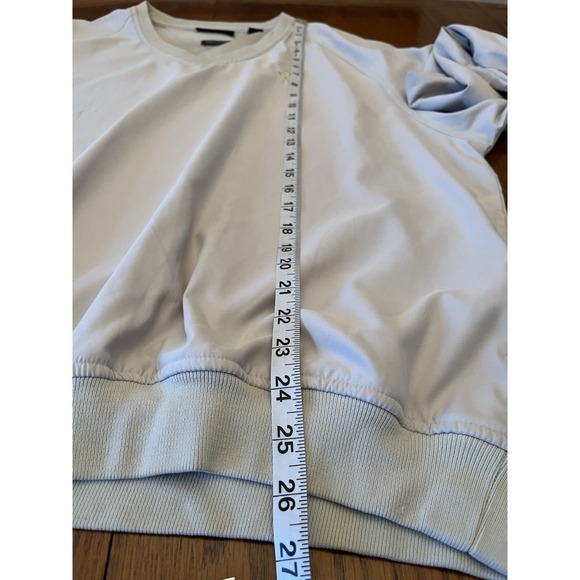 Ashworth Weather System‎ Golf Pullover Windbreaker Taupe Cream Women's XL - Picture 5 of 7